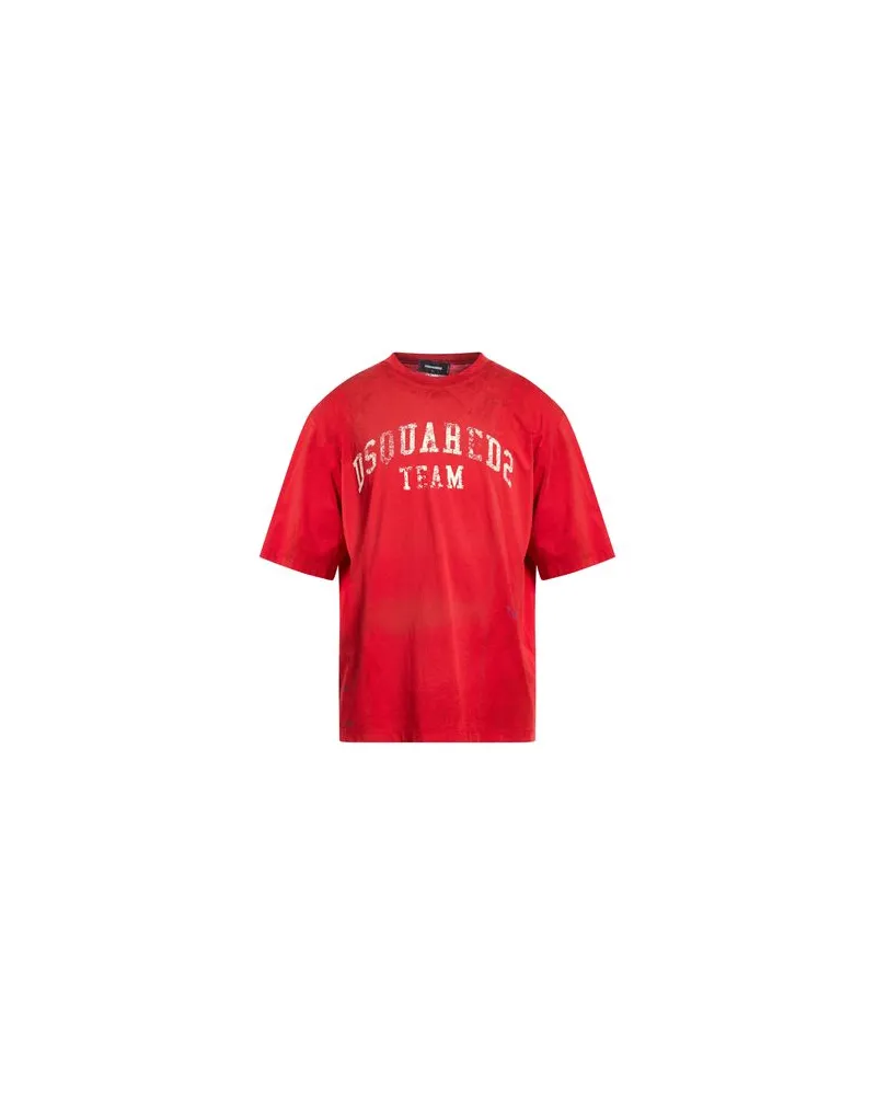 Dsquared2 TOPS - T-shirtsauf YOOX.COM Rot