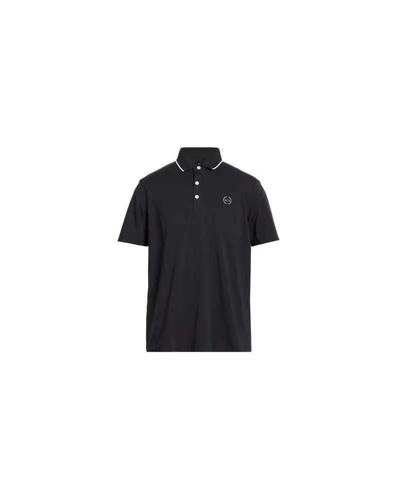 Armani Exchange TOPS - Poloshirtsauf YOOX.COM Nachtblau