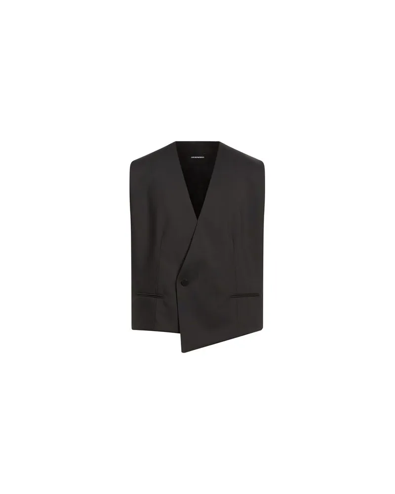 Emporio Armani ANZÜGE und CO-ORDS - Couture-Westenauf YOOX.COM Schwarz
