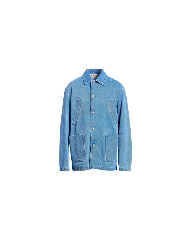 Marni JACKEN & MÄNTEL - Jeansjacken/Mäntelauf YOOX.COM Blau