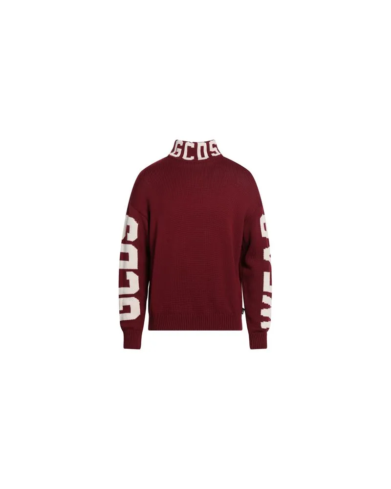 GCDS STRICKWAREN - Rollkragenpulloverauf YOOX.COM Bordeaux