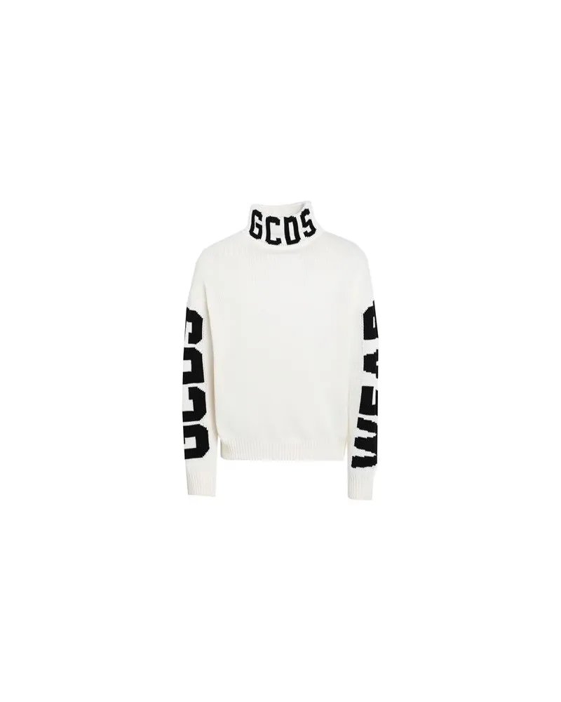 GCDS STRICKWAREN - Rollkragenpulloverauf YOOX.COM Elfenbein