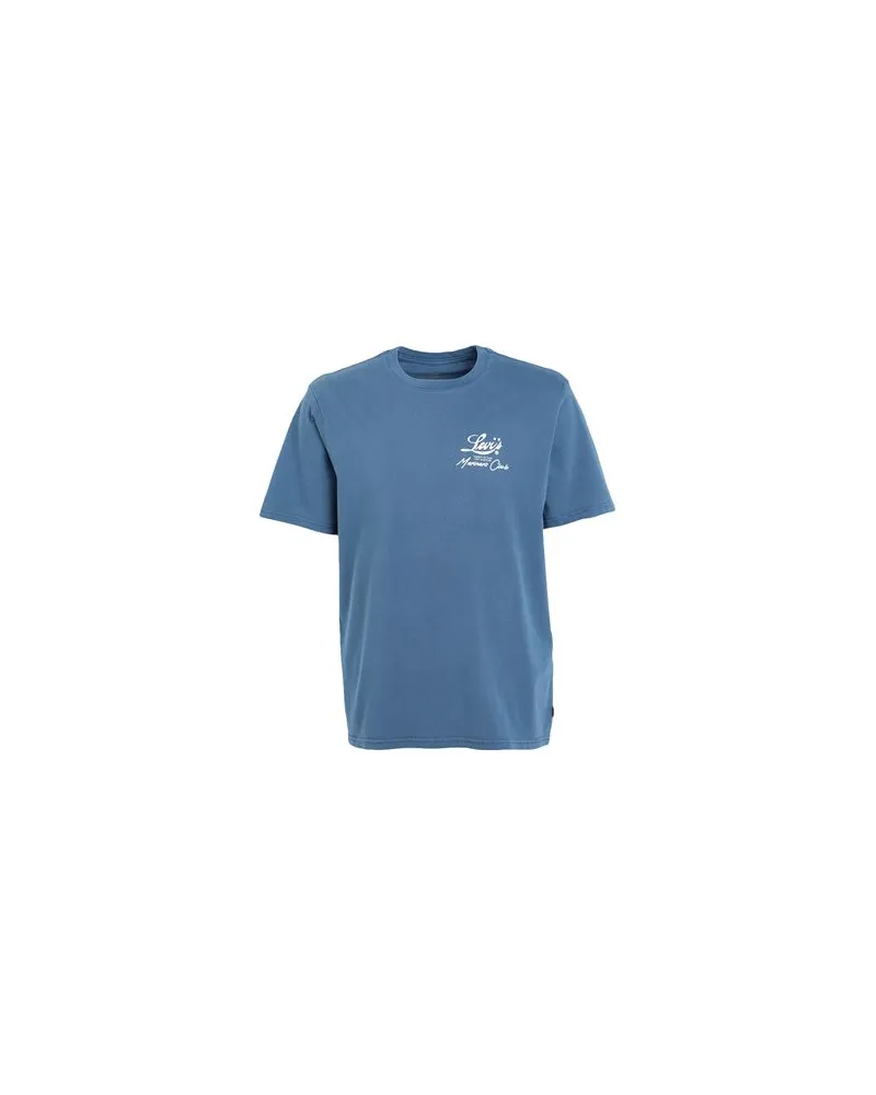 Levi's SS RELAXED FIT TEE BLUES  - TOPS - T-shirtsauf YOOX.COM Taubenblau