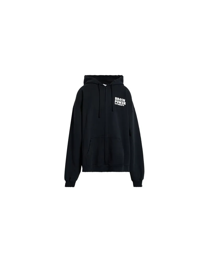 VETEMENTS TOPS - Sweatshirtsauf YOOX.COM Schwarz