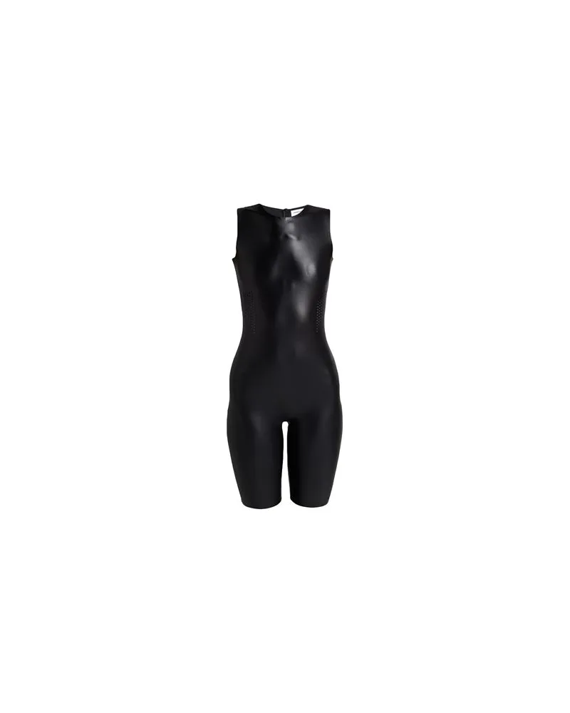 Marine Serre WHITE LINE - OVERALLS - Playsuitsauf YOOX.COM Schwarz