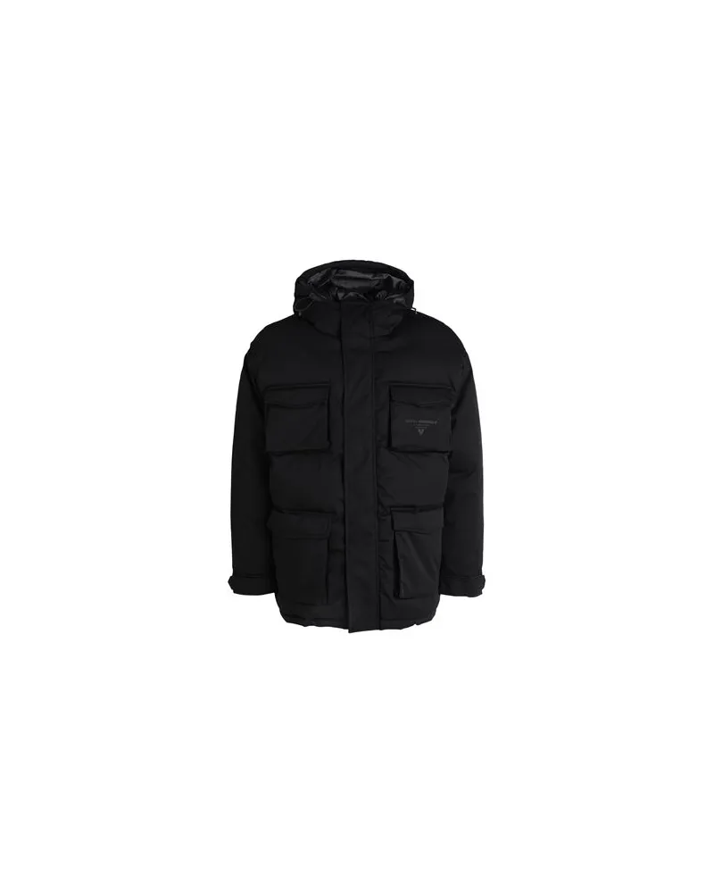 Guess JACKEN & MÄNTEL - Mäntelauf YOOX.COM Schwarz