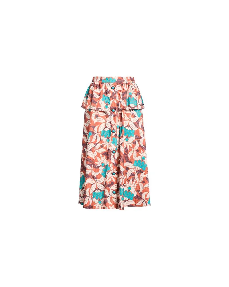 Maliparmi HOSEN & RÖCKE - Midi-Röckeauf YOOX.COM Rostrot