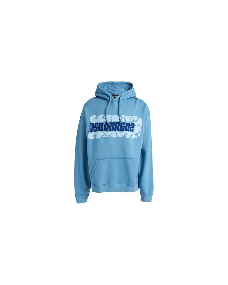 Dsquared2 TOPS - Sweatshirtsauf YOOX.COM Azurblau