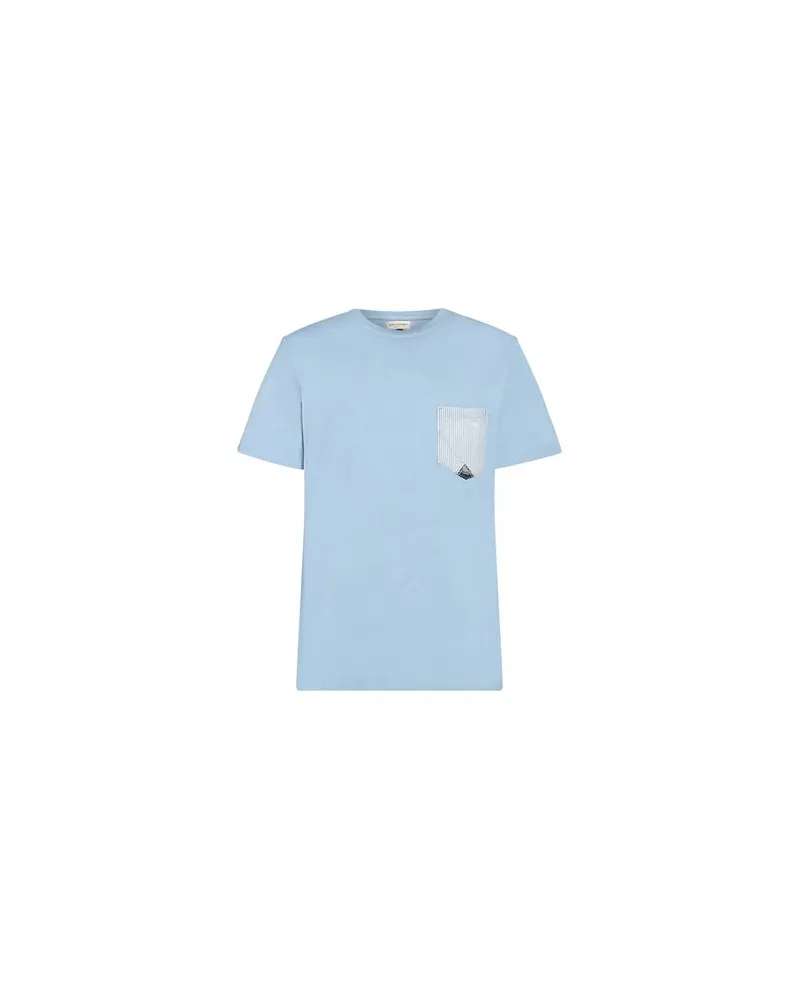 Roy Roger's ROŸ ROGER TOPS - T-shirtsauf YOOX.COM Himmelblau