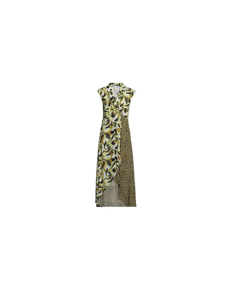 Emma & Gaia KLEIDER - Maxi-Kleiderauf YOOX.COM Limettengrün