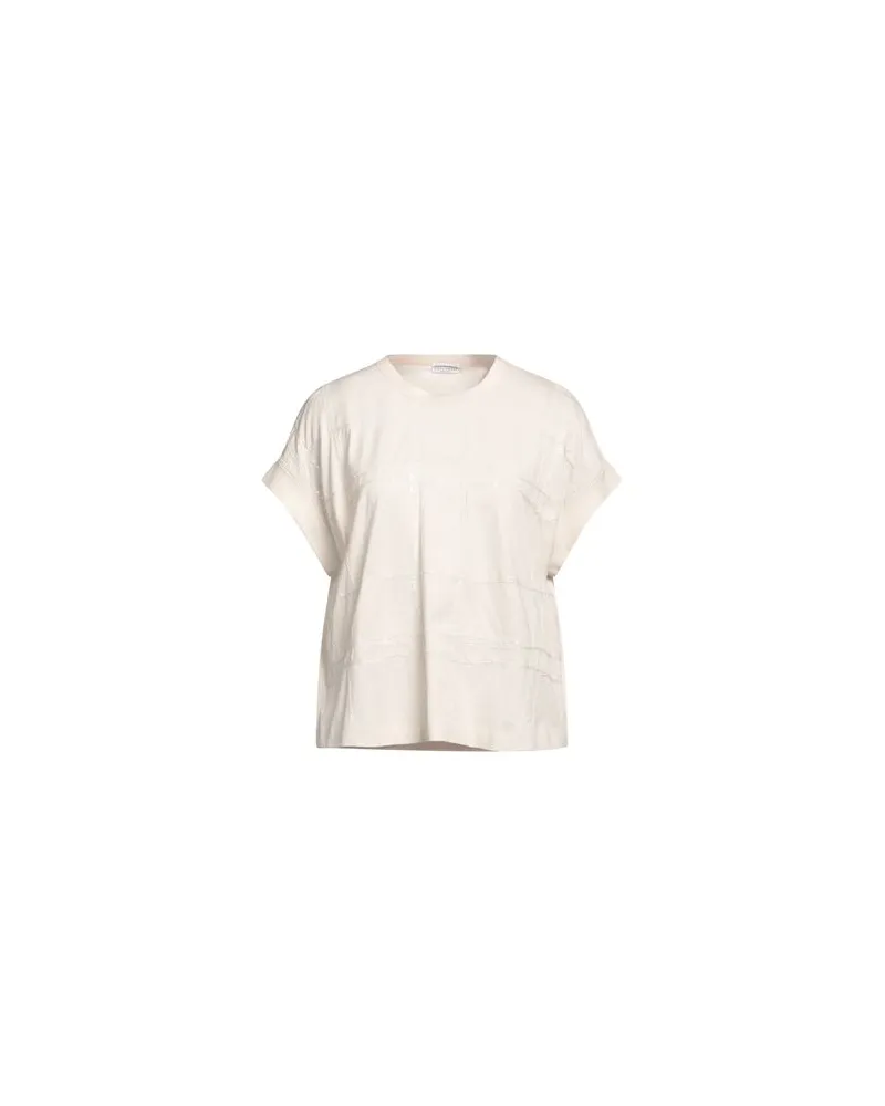 Brunello Cucinelli TOPS - T-shirtsauf YOOX.COM Beige
