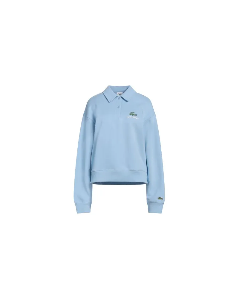 Lacoste TOPS - Sweatshirtsauf YOOX.COM Himmelblau