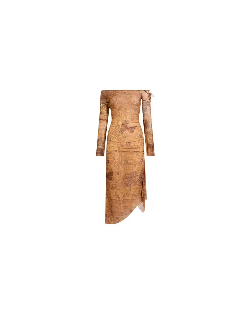 MISBHV KLEIDER - Midi-Kleiderauf YOOX.COM Kamel