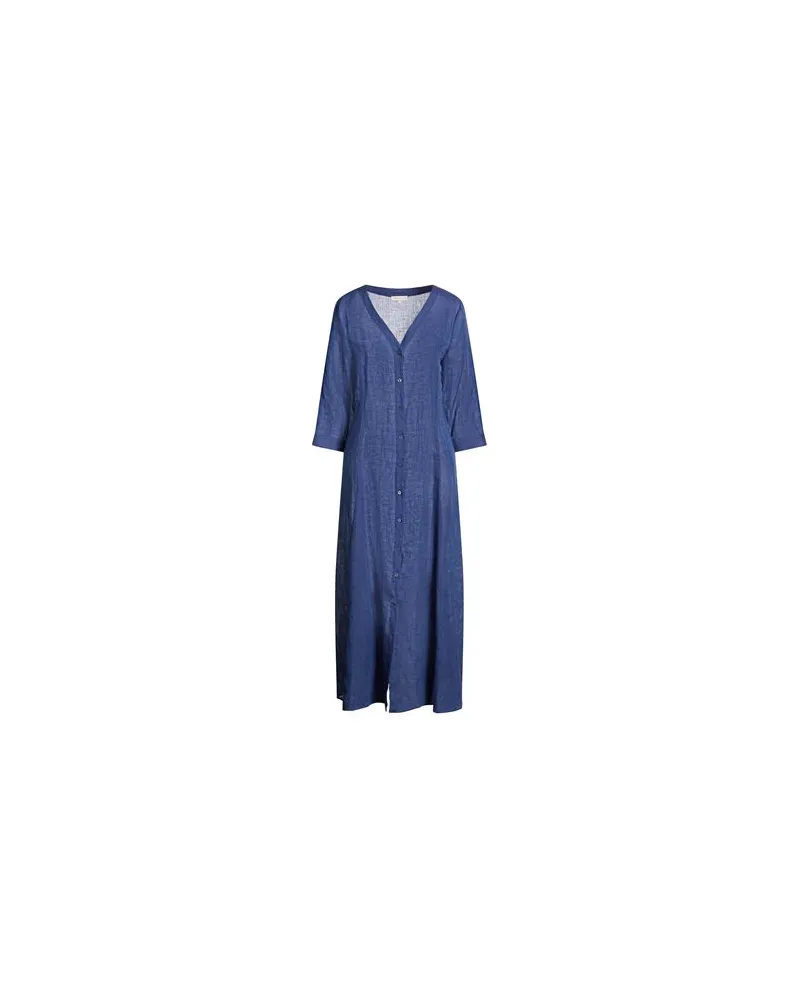 Camicettasnob KLEIDER - Maxi-Kleiderauf YOOX.COM Blau