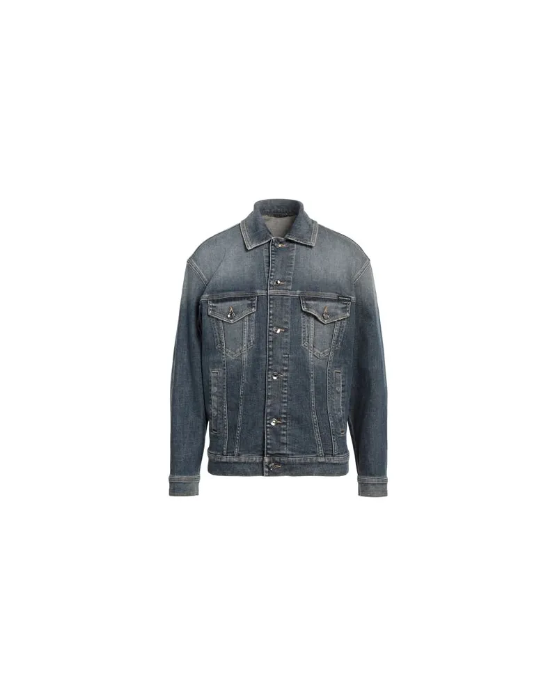Dolce & Gabbana JACKEN & MÄNTEL - Jeansjacken/Mäntelauf YOOX.COM Blau