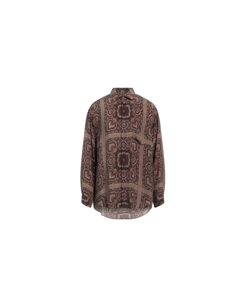 Nanushka TOPS - Hemdenauf YOOX.COM Schokobraun