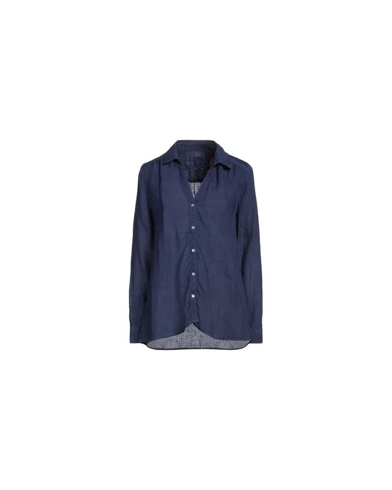 120% Lino TOPS - Hemdenauf YOOX.COM Marineblau