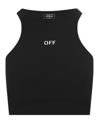 OFF-WHITE Top Schwarz