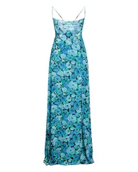 ROTATE Birger Christensen Maxi-Kleid Azurblau