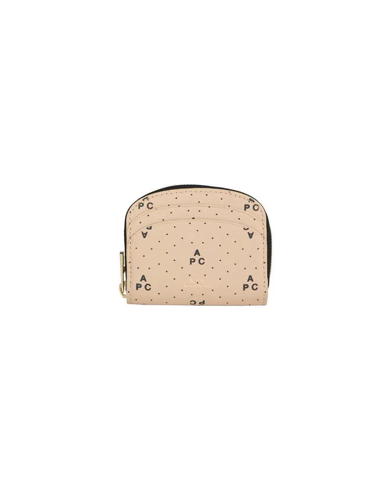 A.P.C. Kleinlederwaren - Portemonnaiesauf YOOX.COM Beige