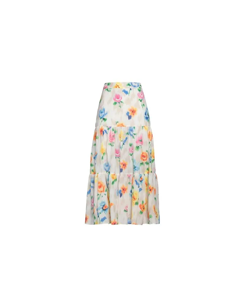 Moschino HOSEN & RÖCKE - Midi-Röckeauf YOOX.COM Weiß