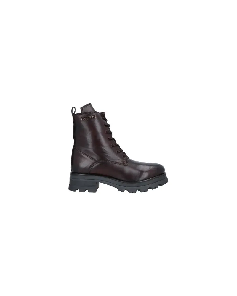 Gai Mattiolo LOVE TO LOVE - SCHUHE - Stiefelettenauf YOOX.COM Dunkelbraun