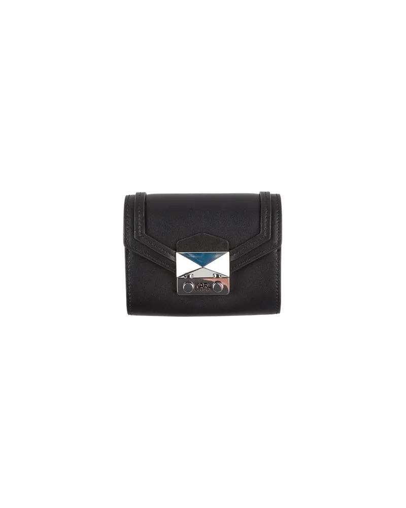 Karl Lagerfeld Kleinlederwaren - Brieftaschenauf YOOX.COM Schwarz