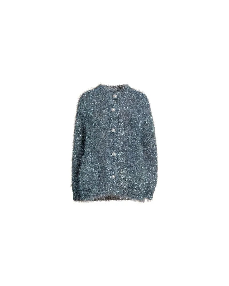 .TESSA STRICKWAREN - Strickjackenauf YOOX.COM Blau