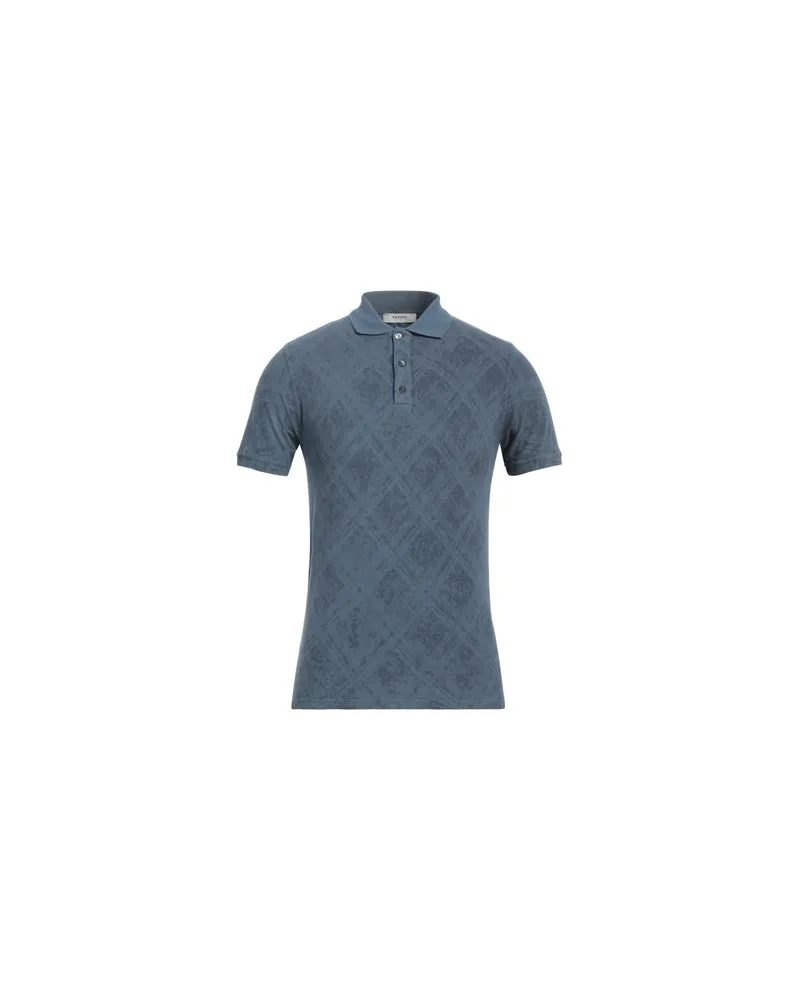 Alpha Studio TOPS - Poloshirtsauf YOOX.COM Taubenblau