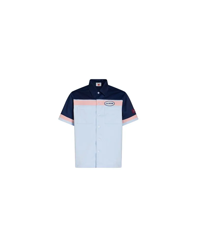 ICECREAM TOPS - Hemdenauf YOOX.COM Himmelblau