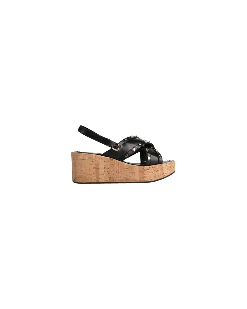 Moschino SCHUHE - Sandalenauf YOOX.COM Schwarz