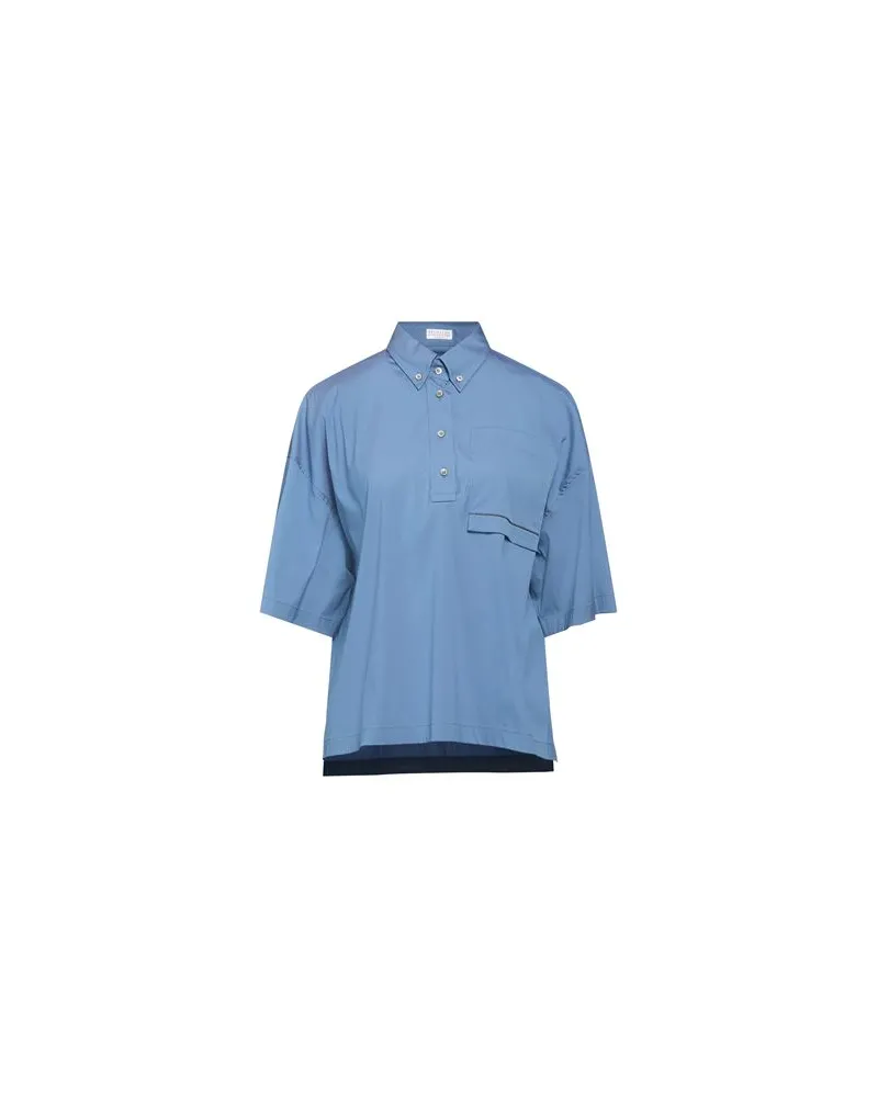 Brunello Cucinelli TOPS - Topsauf YOOX.COM Taubenblau