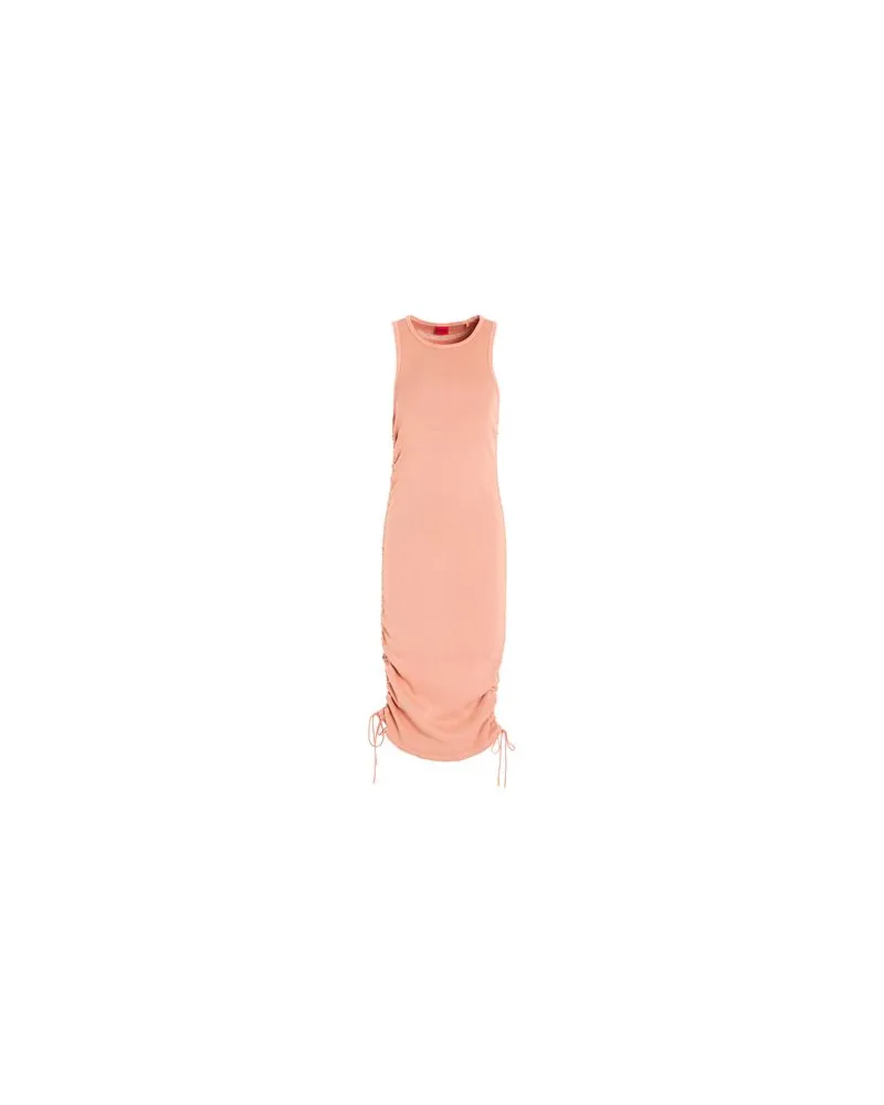 HUGO BOSS KLEIDER - Midi-Kleiderauf YOOX.COM Mandarine