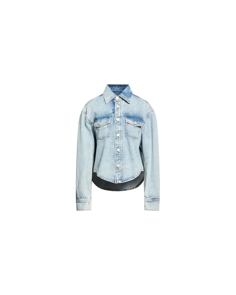 Fabiana Filippi JACKEN & MÄNTEL - Jeansjacken/Mäntelauf YOOX.COM Blau
