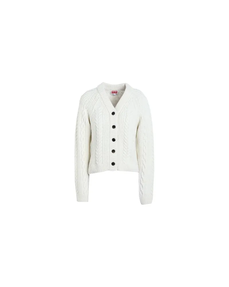 Kenzo STRICKWAREN - Strickjackenauf YOOX.COM Elfenbein