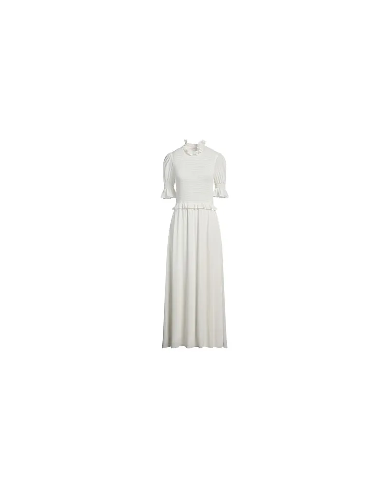 See by Chloé KLEIDER - Maxi-Kleiderauf YOOX.COM Elfenbein