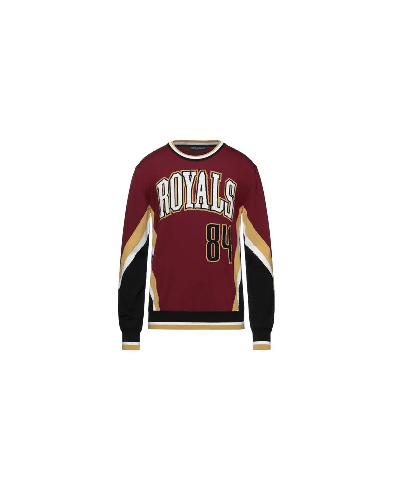 Dolce & Gabbana STRICKWAREN - Pulloverauf YOOX.COM Bordeaux