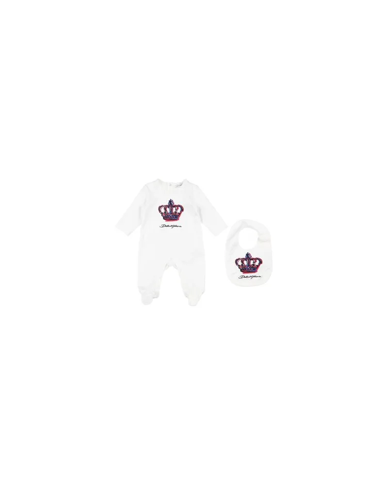 Dolce & Gabbana NEUGEBORENE - Babystrampler & -Latzhoseauf YOOX.COM Elfenbein