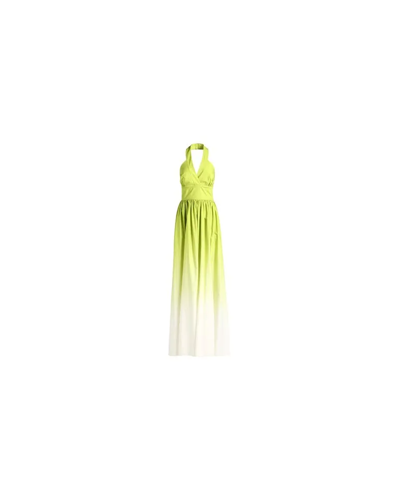 Elie Saab KLEIDER - Maxi-Kleiderauf YOOX.COM Limettengrün