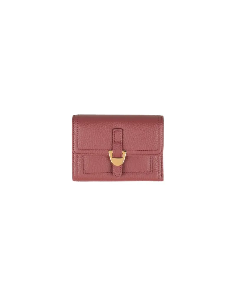 Coccinelle Kleinlederwaren - Brieftaschenauf YOOX.COM Ziegelrot