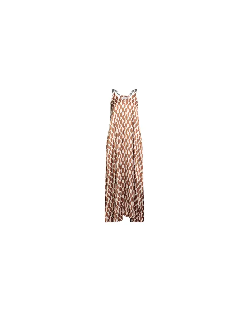Jijil KLEIDER - Maxi-Kleiderauf YOOX.COM Braun
