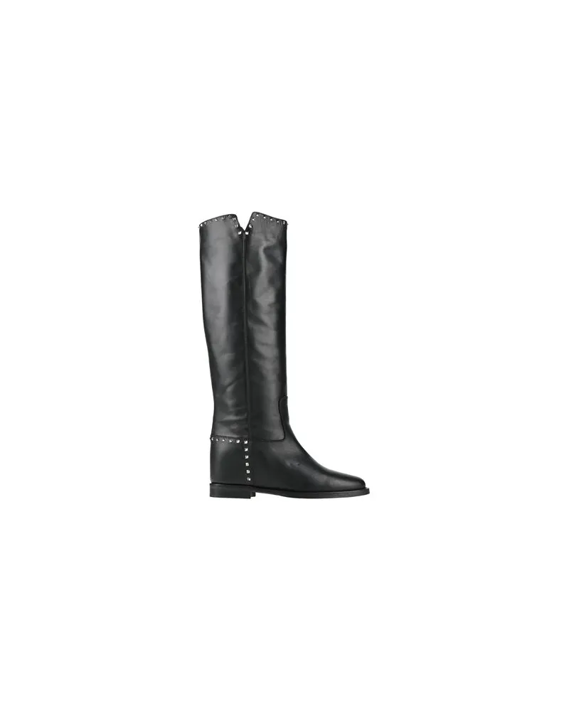 Via Roma 15 SCHUHE - Stiefelauf YOOX.COM Schwarz