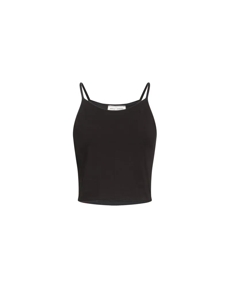 Weili Zheng TOPS - Topsauf YOOX.COM Schwarz