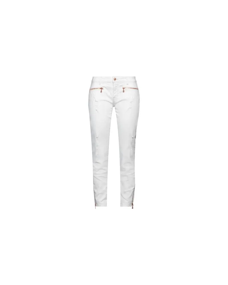 Roy Roger's HOSEN & RÖCKE - Jeanshosenauf YOOX.COM Weiß