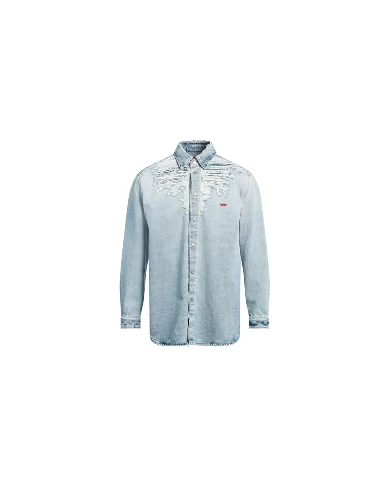 Diesel TOPS - Jeanshemdenauf YOOX.COM Blau