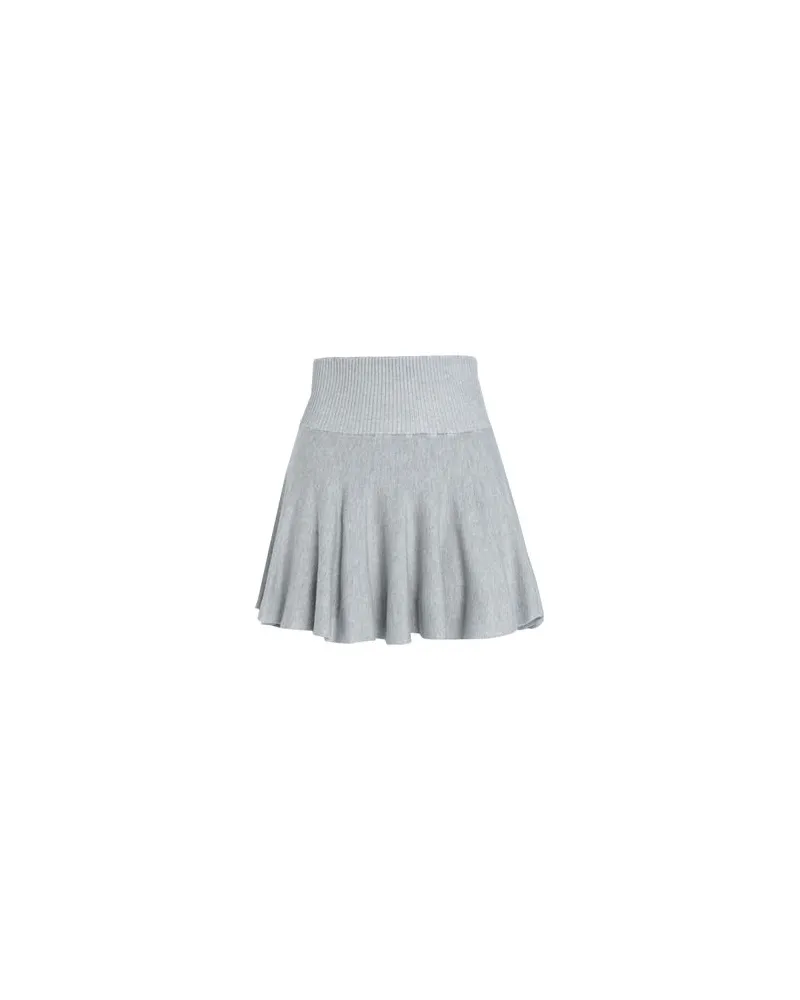 Frankies Bikinis Claude Knit Skirt  - HOSEN & RÖCKE - Miniröckeauf YOOX.COM Hellgrau