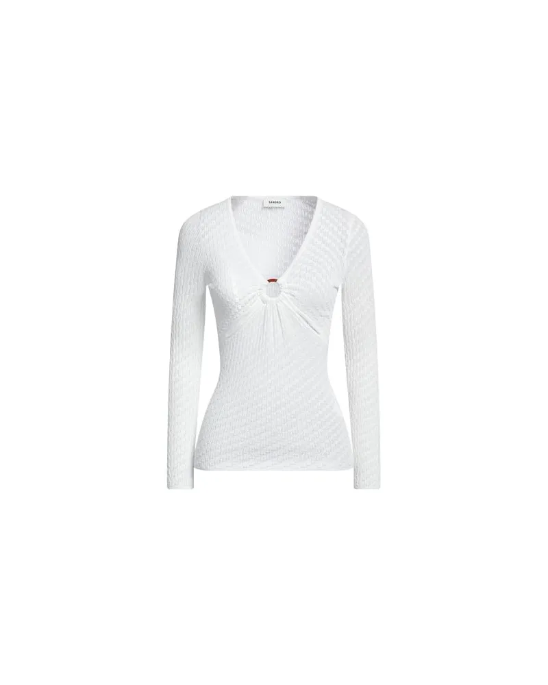 Sandro STRICKWAREN - Pulloverauf YOOX.COM Weiß