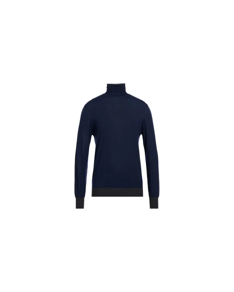 Majestic STRICKWAREN - Rollkragenpulloverauf YOOX.COM Marineblau