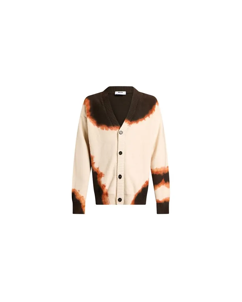 MSGM STRICKWAREN - Strickjackenauf YOOX.COM Dunkelbraun