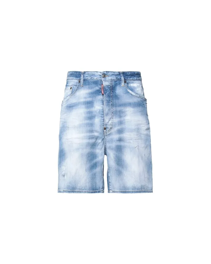 Dsquared2 HOSEN & RÖCKE - Jeansshortsauf YOOX.COM Blau